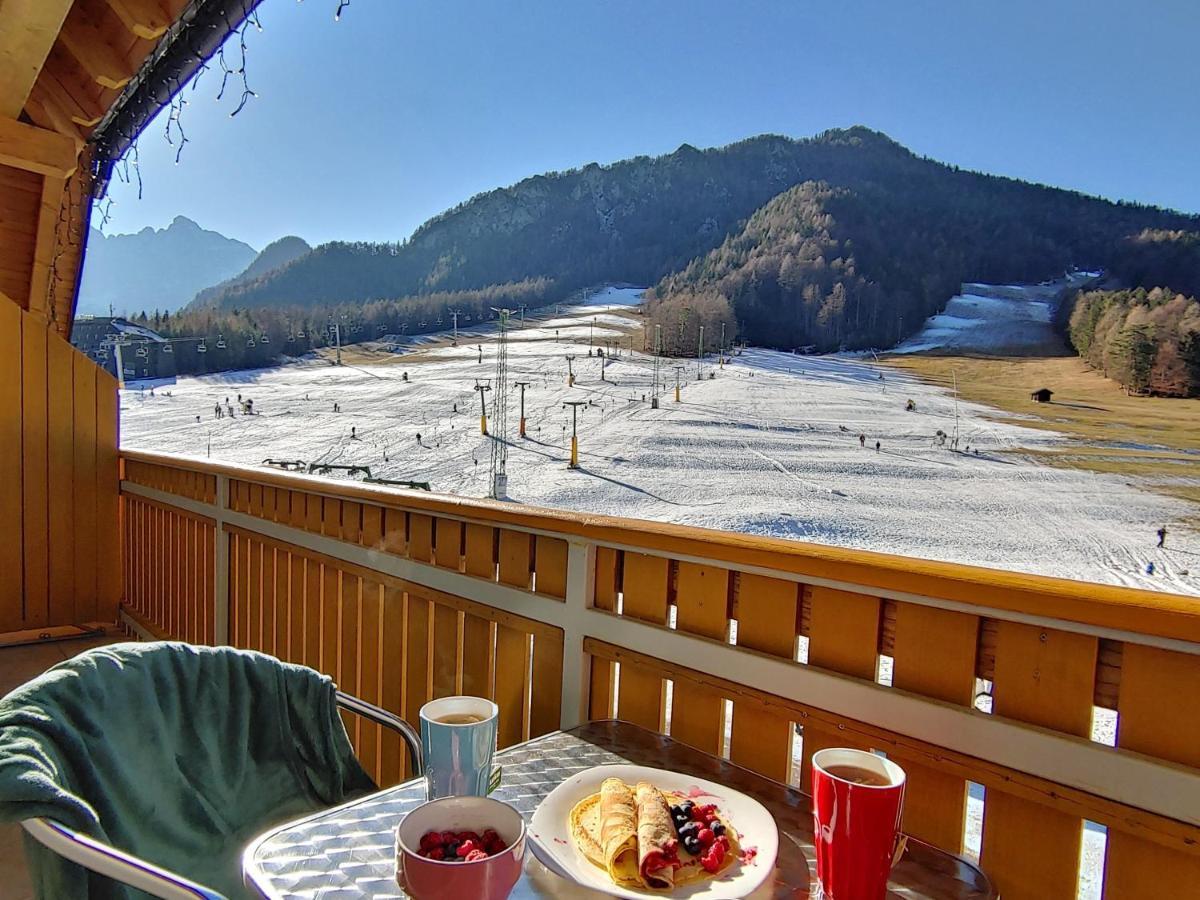 Apartma Soncek, On The Ski Slopes, Balcony, Private Parking 克拉尼斯卡戈拉 外观 照片
